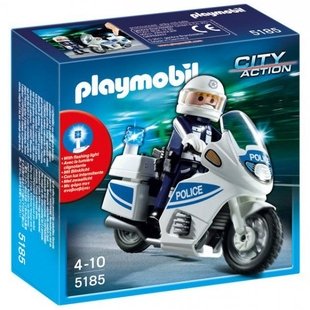 موتور پلیس پلی موبيل مدل police motorcycle 5185