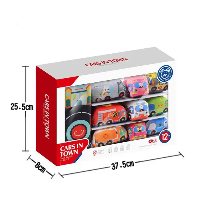تشک بازی طرح خیابان با ماشین پارچه ای 12 عددی هوانگر Huanger کد HE0244