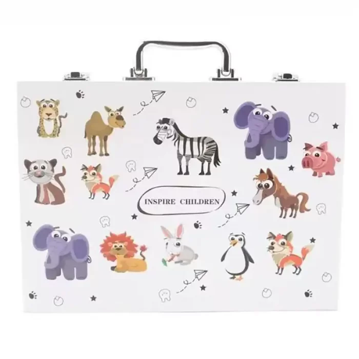 کیف ست نقاشی 64 تکه  طرح حیوانات کد 430076