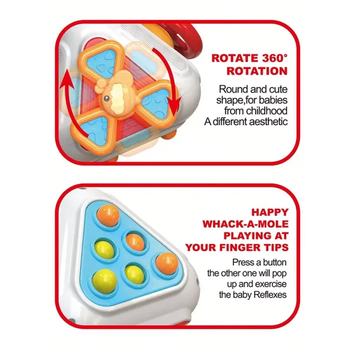 اسباب بازی بیزی بال مثلثی POLYHEDRON  کد RT1601