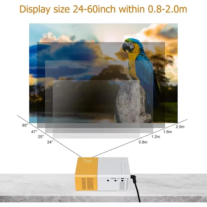 دستگاه پروژکتور  LED PROJECTOR کد YG300