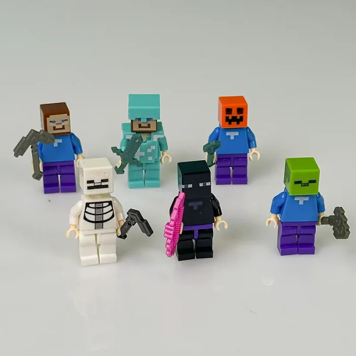 مینی فیگور 6 عددی ماینکرفت MINECRAFT کد SL8908