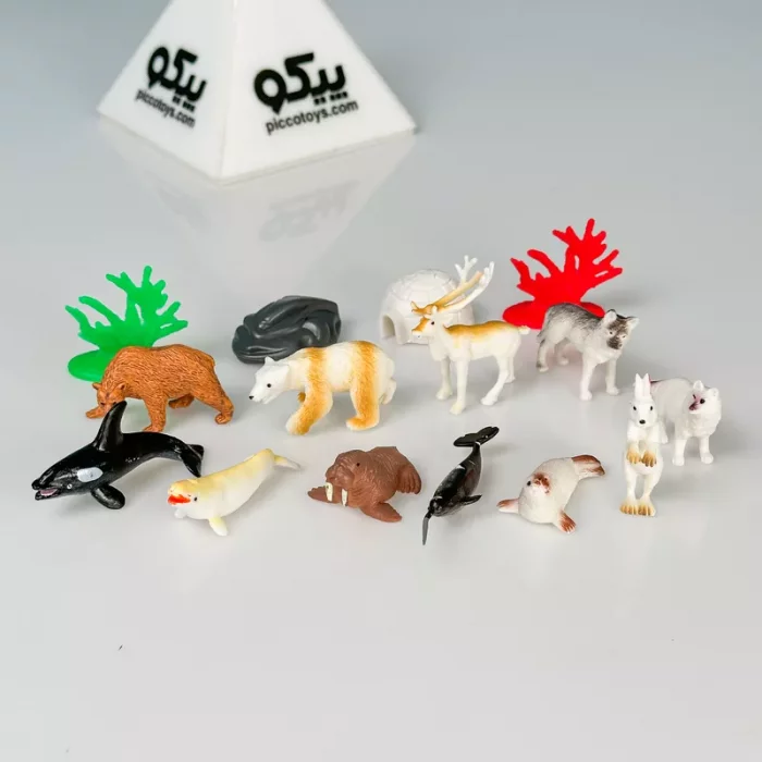 فیگور حیوانات قطبی طرح استوانه ای کد HY4315A