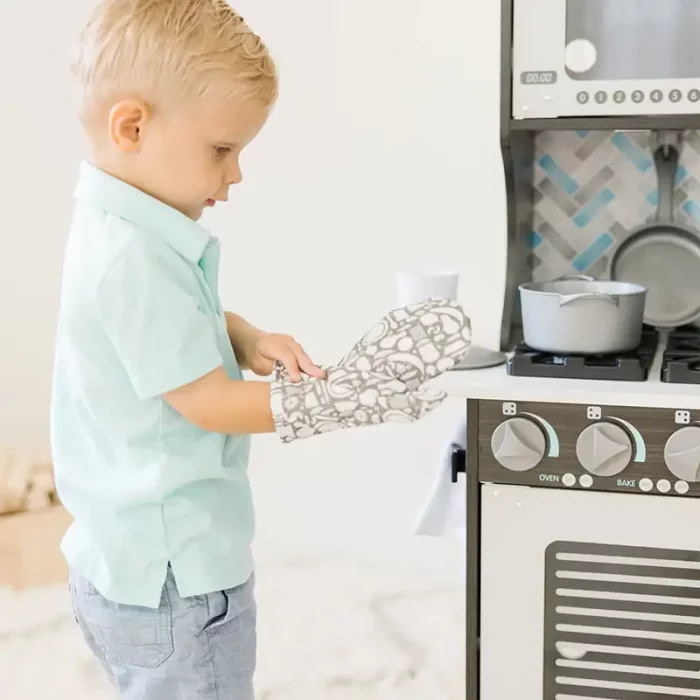 آشپزخانه چوبی کودک ملیسا و داگ melissa & doug Chef's Kitchen Charcoal کد 4010