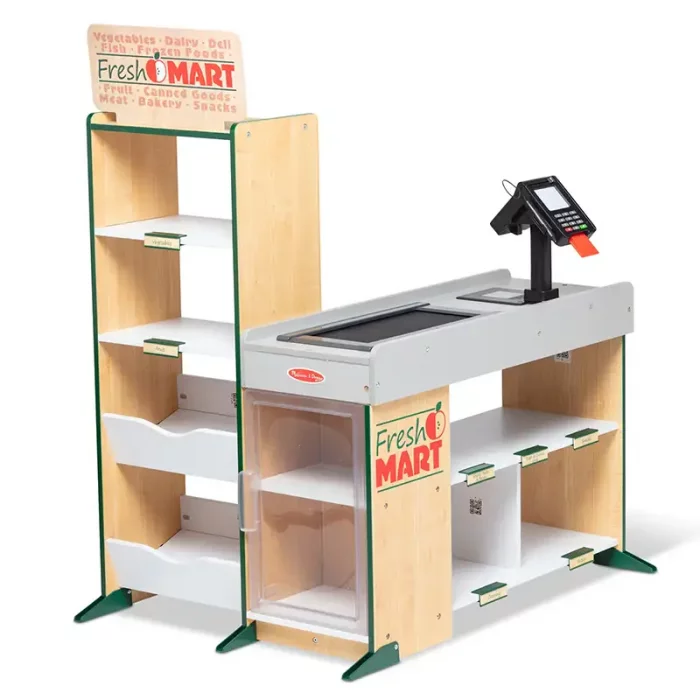 اسباب بازی سوپرمارکت چوبی ملیسا و داگ melissa & doug Fresh Mart Grocery Store کد 9340