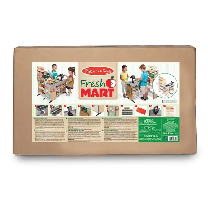 اسباب بازی سوپرمارکت چوبی ملیسا و داگ melissa & doug Fresh Mart Grocery Store کد 9340