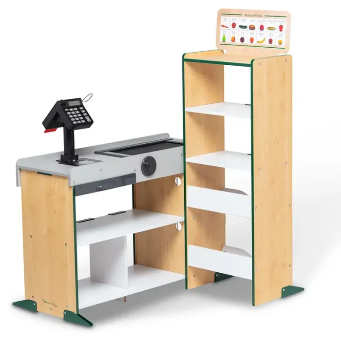اسباب بازی سوپرمارکت چوبی ملیسا و داگ melissa & doug Fresh Mart Grocery Store کد 9340
