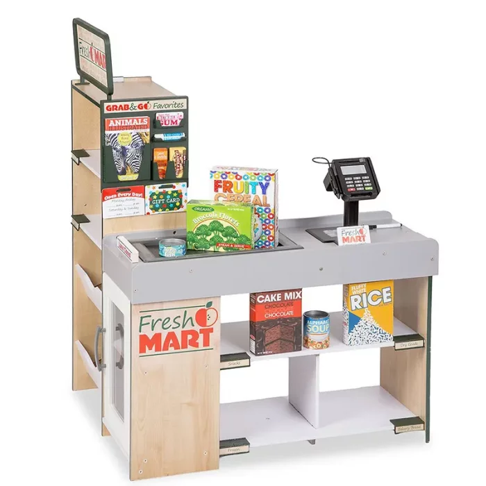 اسباب بازی سوپرمارکت چوبی ملیسا و داگ melissa & doug Fresh Mart Grocery Store کد 9340