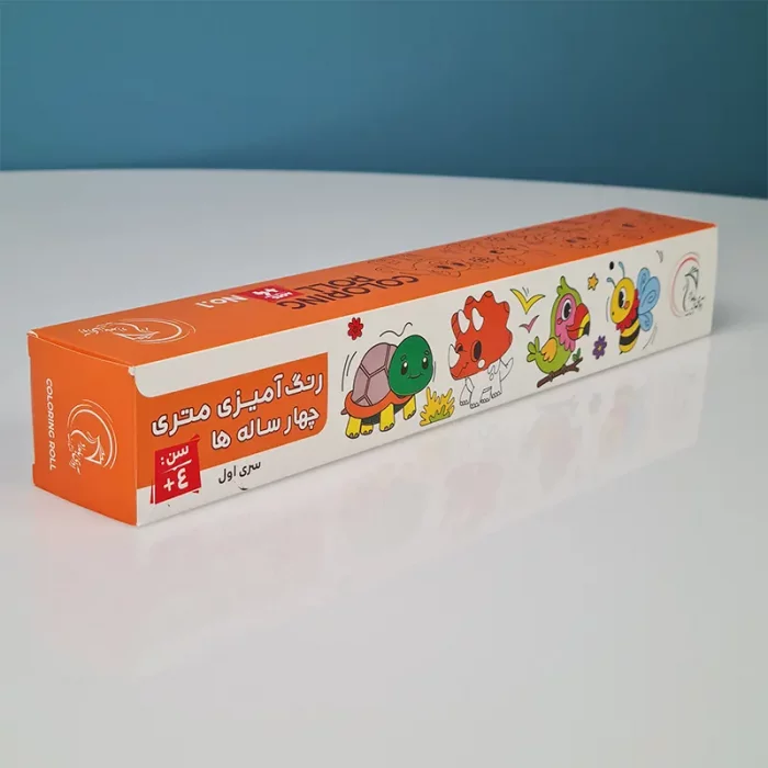 رنگ آمیزی متری  چهارساله ها طرح حیوانات کد P/677834/B