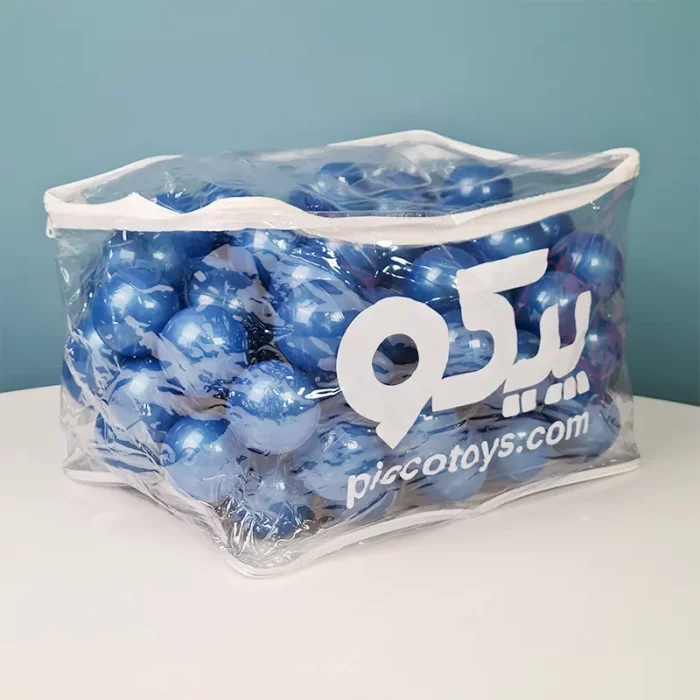 توپ رنگی بسته 100 تایی رنگ آبی تیره کد P/TPN0100/DB