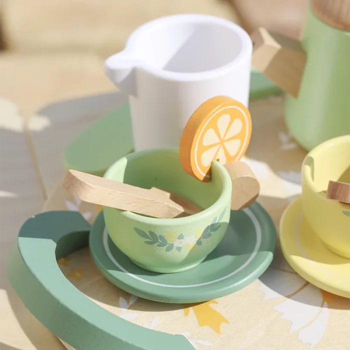 ست عصرانه خوری چوبی کلاسیک ورلد Vintage Afternoon Tea Set classic world کد 50576