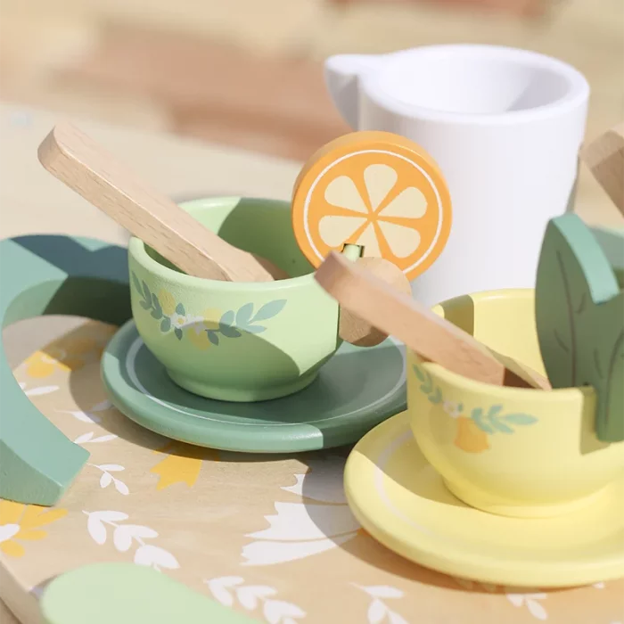 ست عصرانه خوری چوبی کلاسیک ورلد Vintage Afternoon Tea Set classic world کد 50576