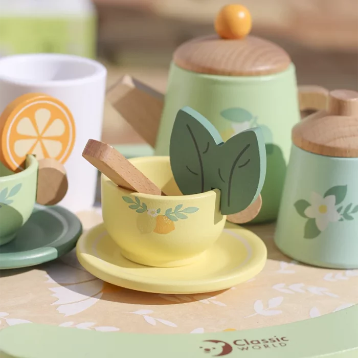 ست عصرانه خوری چوبی کلاسیک ورلد Vintage Afternoon Tea Set classic world کد 50576