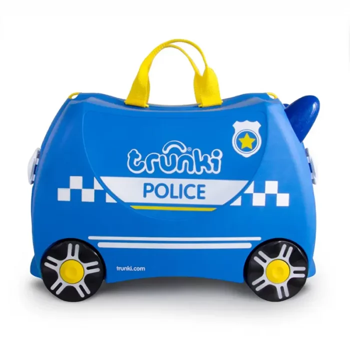 چمدان ترانکی طرح ماشین پلیس مدل 00323