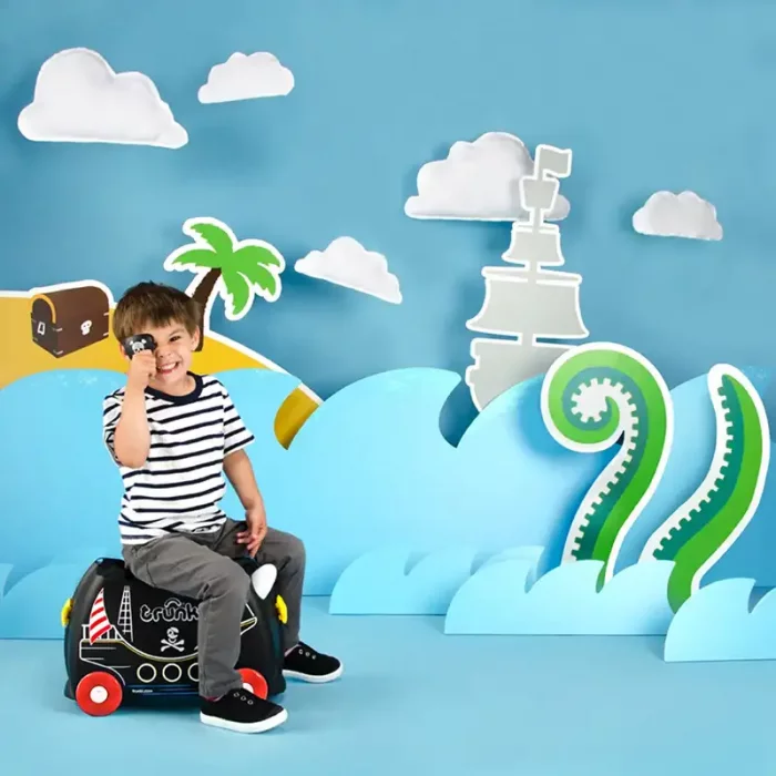 چمدان ترانکی طرح کفشدوزک مدل 10092