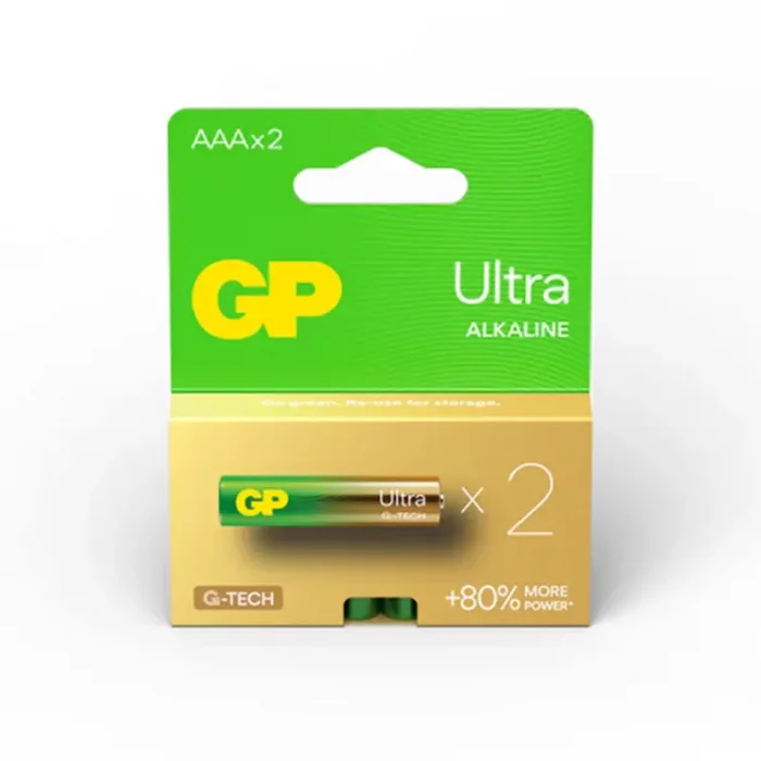 باتری قلمی 2 عددی GP مدل Ultra alkaline کد GP15AUETA21