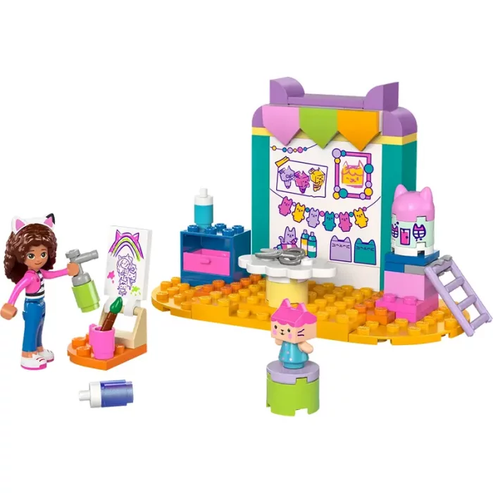 لگو خانه عروسک گبی 60 قطعه مدل Crafting with Baby Box کد 10795