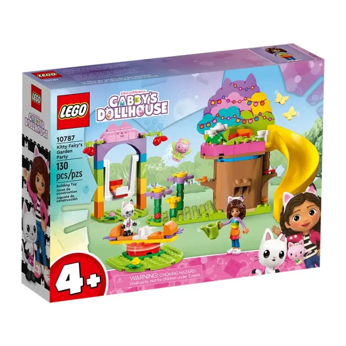 لگو خانه عروسک گبی 130 قطعه مدل Kitty Fairy's Garden Party کد 10787