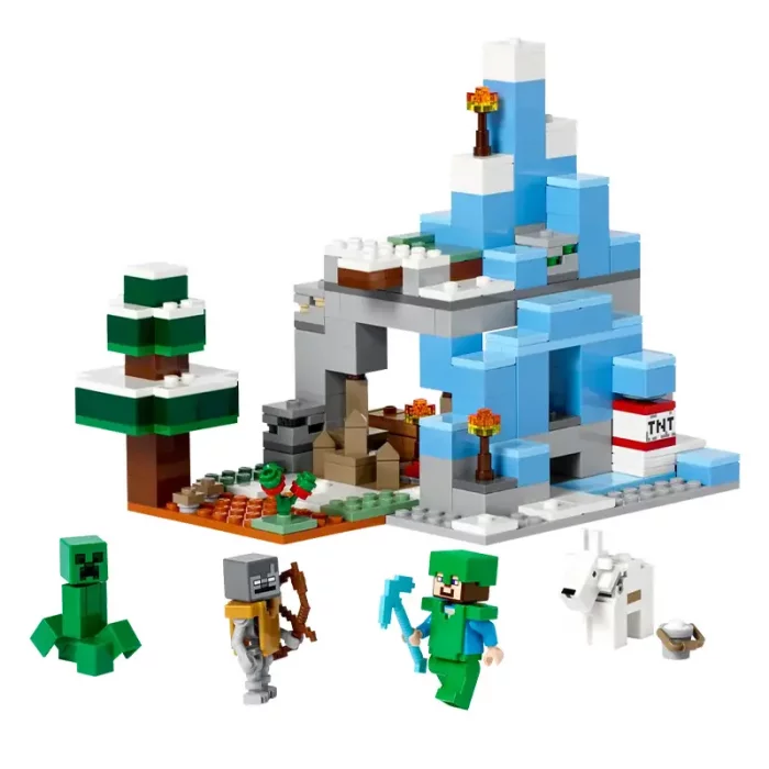 لگو ماینکرفت 304 قطعه مدل  Mincraft The Frozen کد 21243