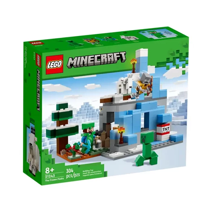 لگو ماینکرفت 304 قطعه مدل  Mincraft The Frozen کد 21243