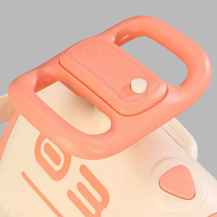 لوپ کار کویر موزیکال طرح هواپیما رنگ هلویی کد P/QT8081/HO