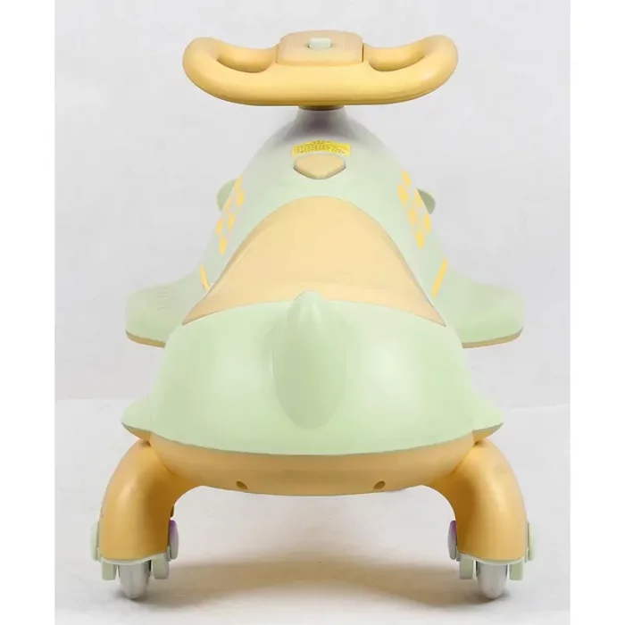 لوپ کار کویر موزیکال طرح هواپیما رنگ سبز زرد کد P/QT8081/SZ