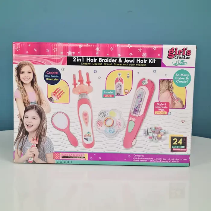 اسباب بازی ست بافت مو 24 تکه کد MBK378