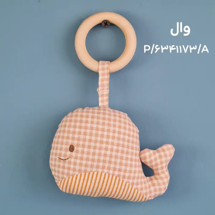 اسباب بازی نوزاد آویز تخت و کریر پارچه ای طرح حیوانات کد 6341173