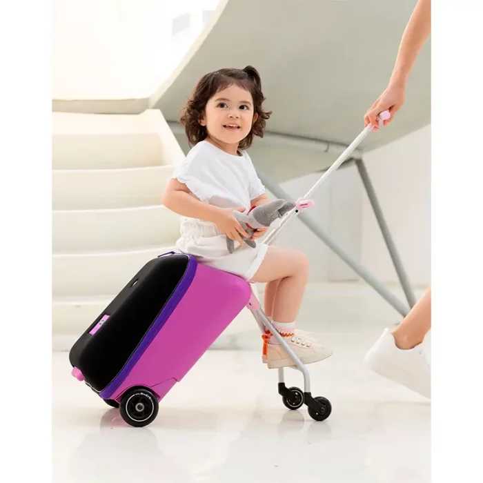 چمدان کودک سوارشدنی 3 در 1 میکرو Micro رنگ صورتی کد 549015