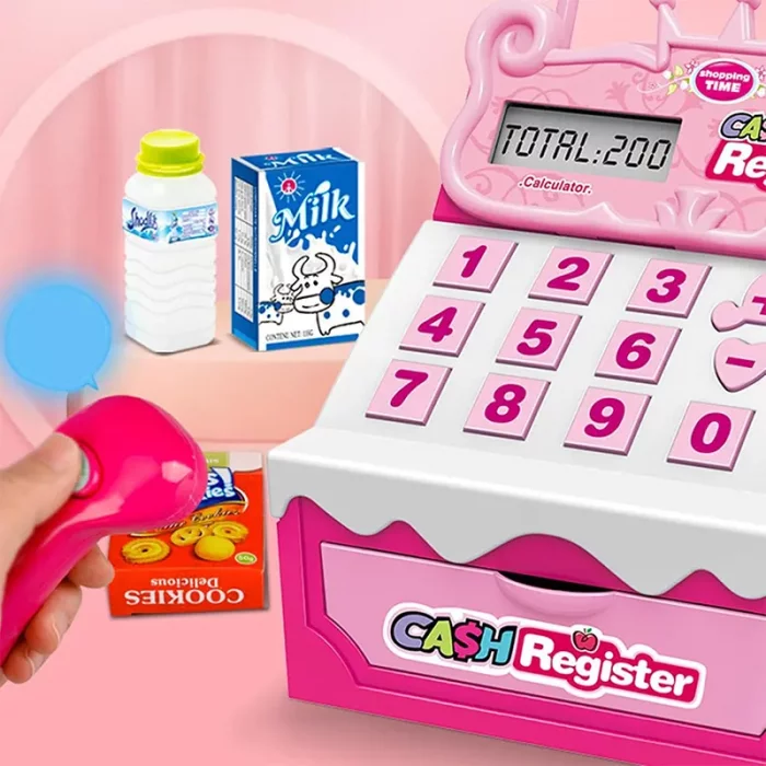 اسباب بازی صندوق فروشگاهی صورتی کد CF8638