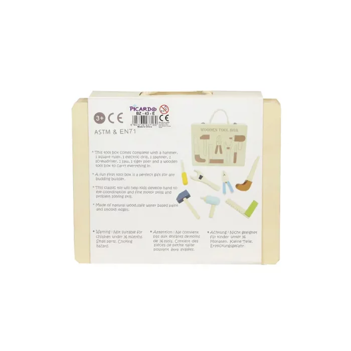 اسباب بازی جعبه ابزار چوبی پیکاردو Picardo کد BZ-43-E