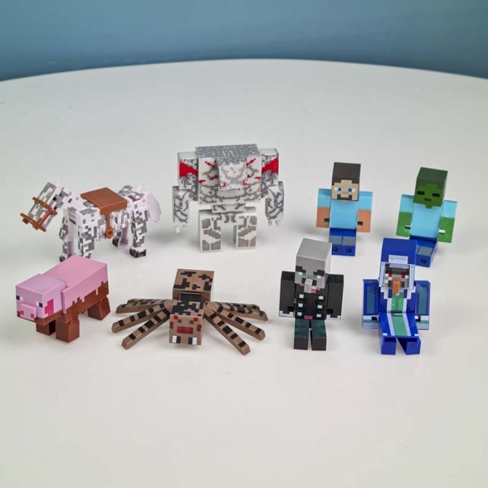 مینی فیگور 8 عددی ماینکرفت MINECRAFT کد P/19744/C