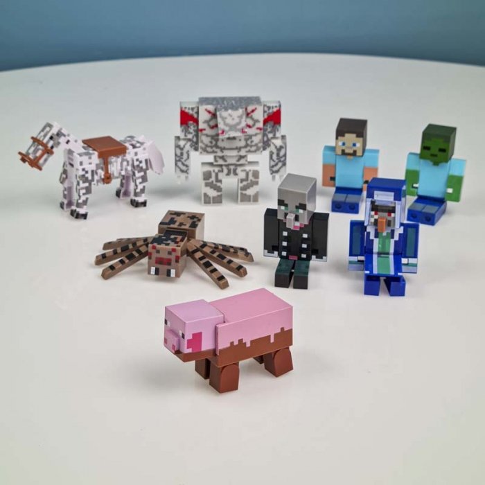 اکشن فیگور 8 عددی ماینکرفت MINECRAFT کد P/19744/C
