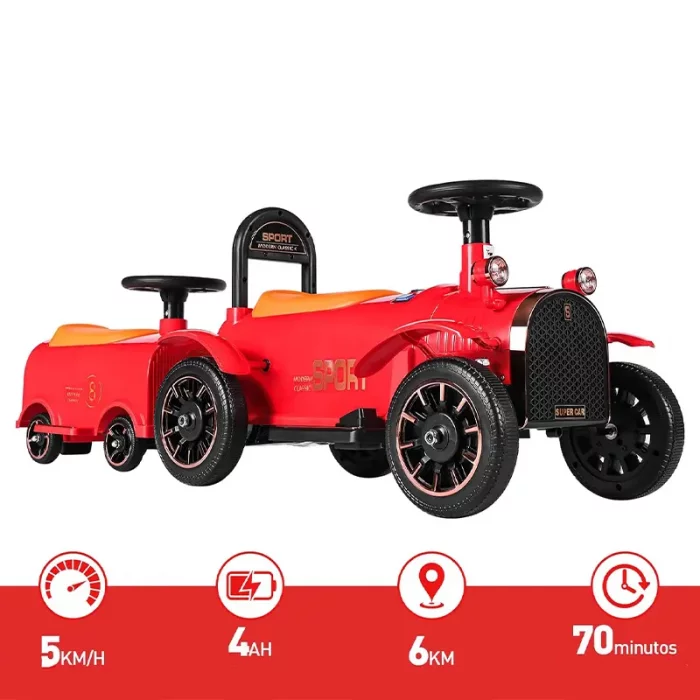 ماشین شارژی دو نفره رنگ قرمز کد 6452866
