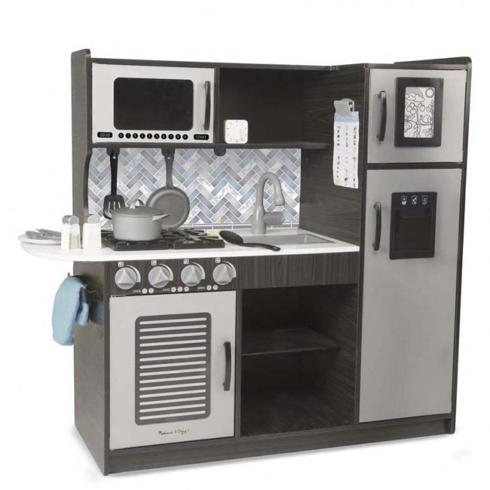 آشپزخانه چوبی کودک ملیسا و داگ melissa & doug Chef's Kitchen Charcoal کد 4010