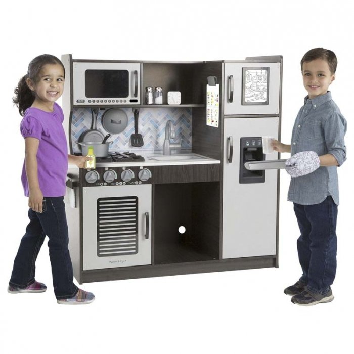 آشپزخانه چوبی کودک ملیسا و داگ melissa & doug Chef's Kitchen Charcoal کد 4010
