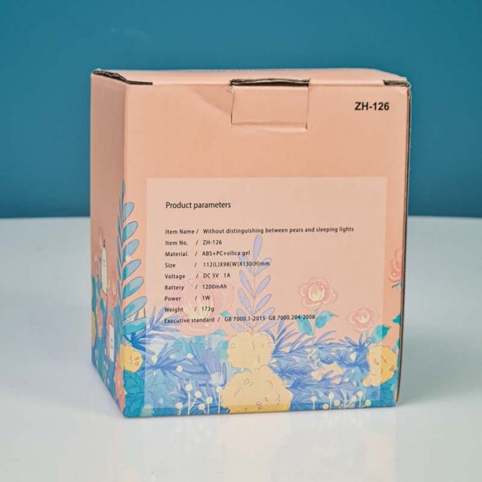 چراغ خواب سیلیکونی طرح گلابی کد ZH126