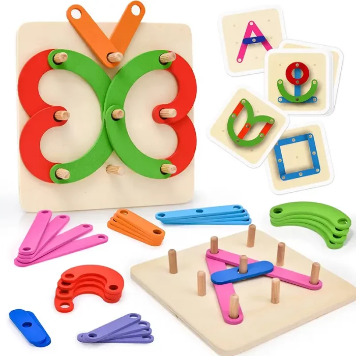 پازل آموزشی تطابق اشکال چوبی کد JHTOY656