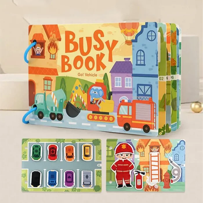 کتاب مونته سوری پازلی busy book مدل خیابان کد 6508636