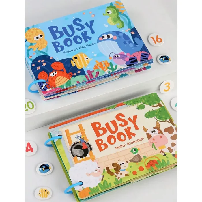 کتاب مونته سوری پازلی busy book مدل دریا کد 6508634
