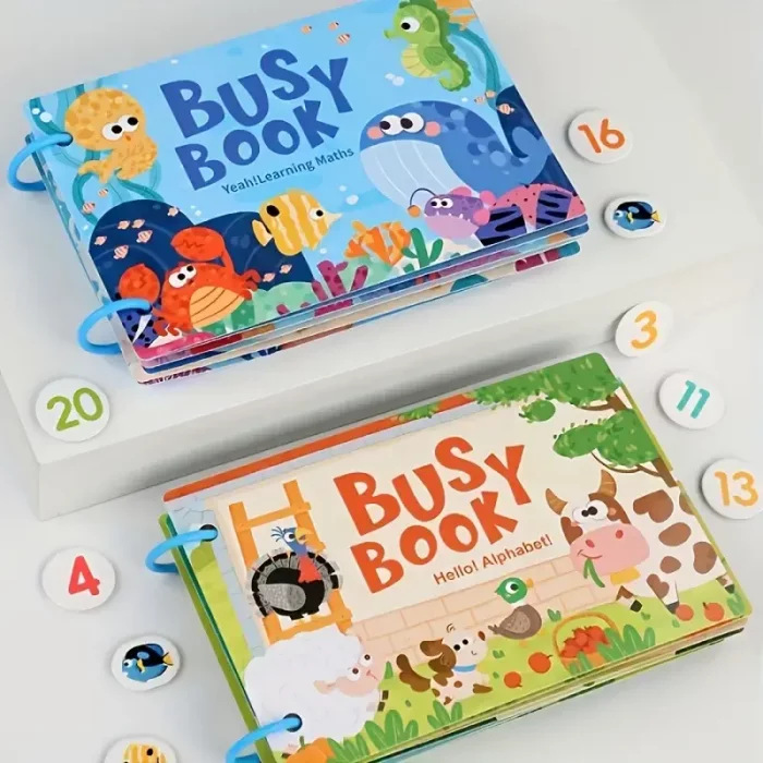 کتاب مونته سوری پازلی busy book مدل دریا کد 6508634