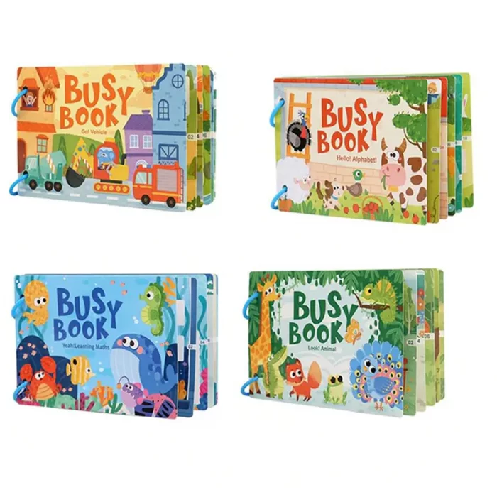 کتاب مونته سوری پازلی busy book مدل خیابان کد 6508636