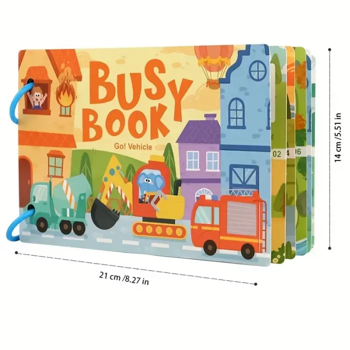 کتاب مونته سوری پازلی busy book مدل خیابان کد 6508636