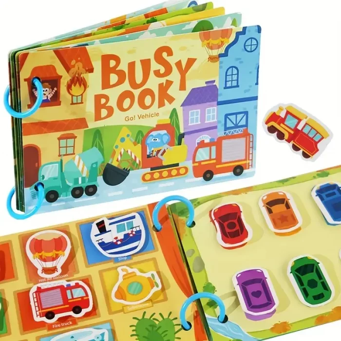 کتاب مونته سوری پازلی busy book مدل خیابان کد 6508636