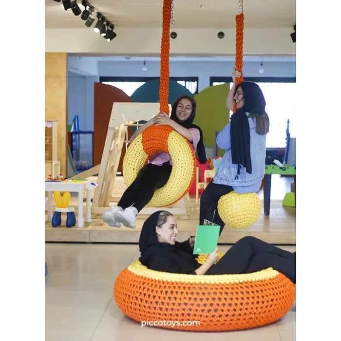 تاب کودک توپی تارتن یا کروچت رنگ طوسی کد 6559726