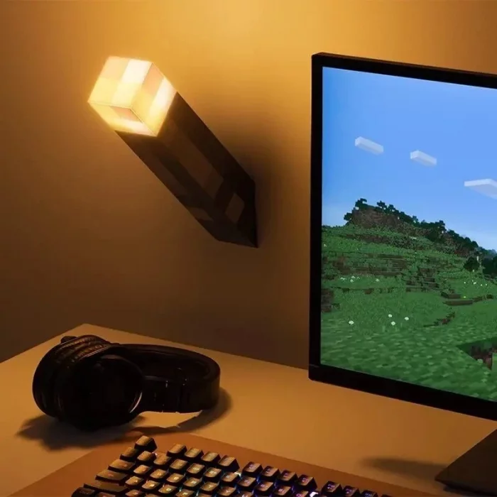 چراغ خواب ماینکرفت مدل مشعل MINECRAFT TORCH کد 6584920