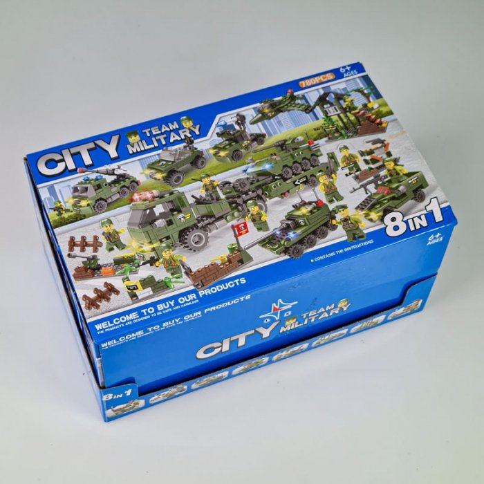 اسباب بازی لگو سری شهر 98 تکه city مدل ارتشی کد LXA2332