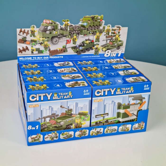 اسباب بازی لگو سری شهر 92 تکه city مدل ارتشی کد LXA2331