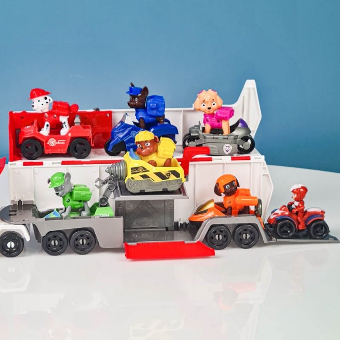 فیگور سگ های نگهبان پاوپاترول با اتوبوس Paw Patrol کد APT7113