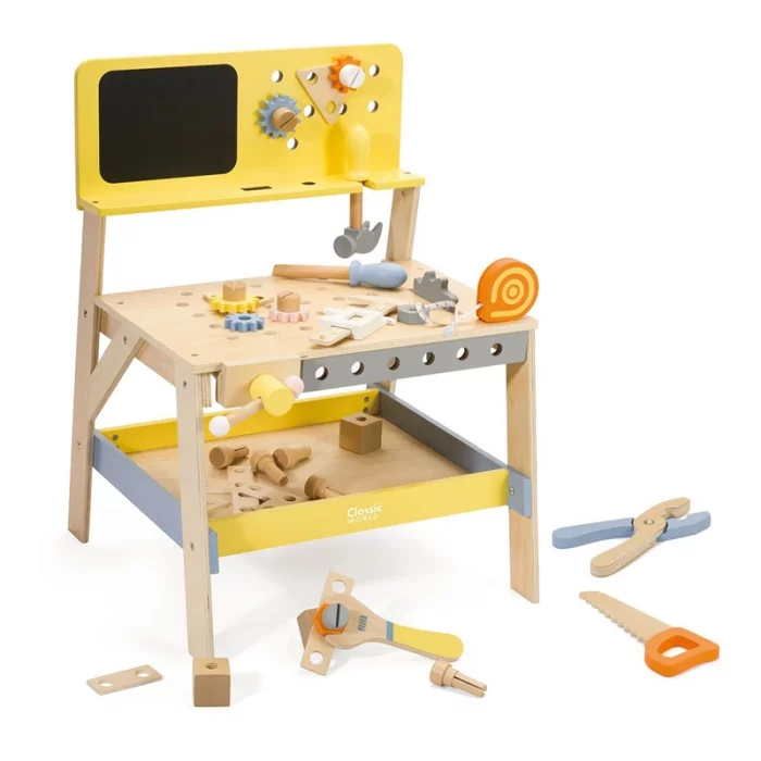 اسباب بازی میز ابزار چوبی کلاسیک ورلد classic world Modern Tool Bench کد 20176